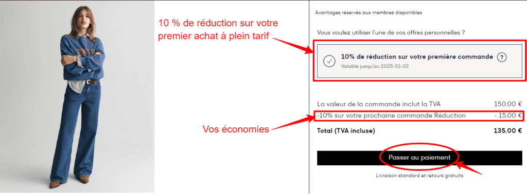 Code promo GANT et offres - 10 % de réduction sur votre
premier achat à plein tarif.