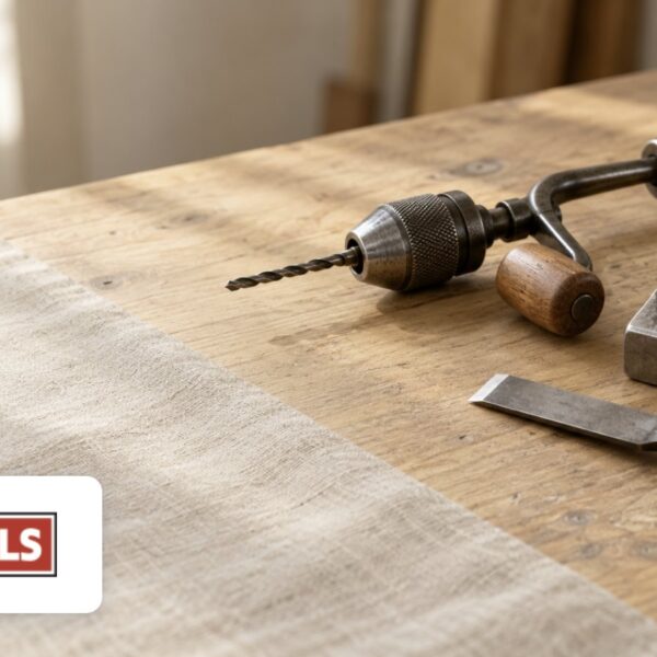 JB Tools logo with hand drill